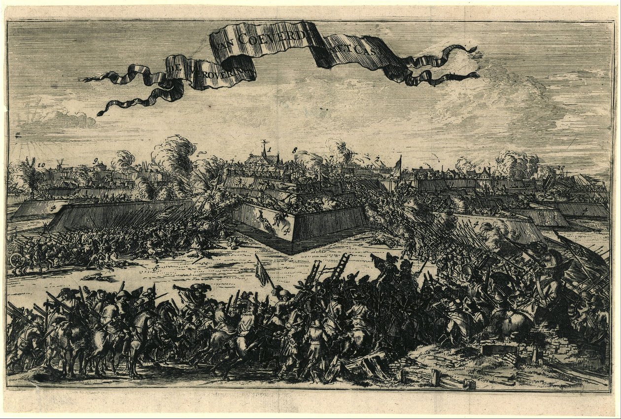 Conquête de Coevorden le 30 décembre 1672 - Romeyn de Hooghe (attributed to)