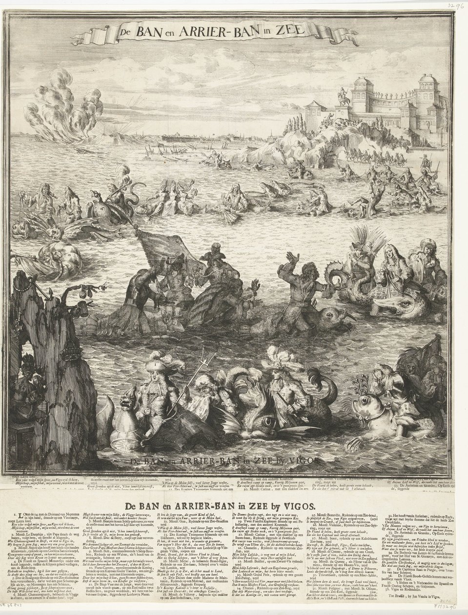Caricature de la prise de la flotte d