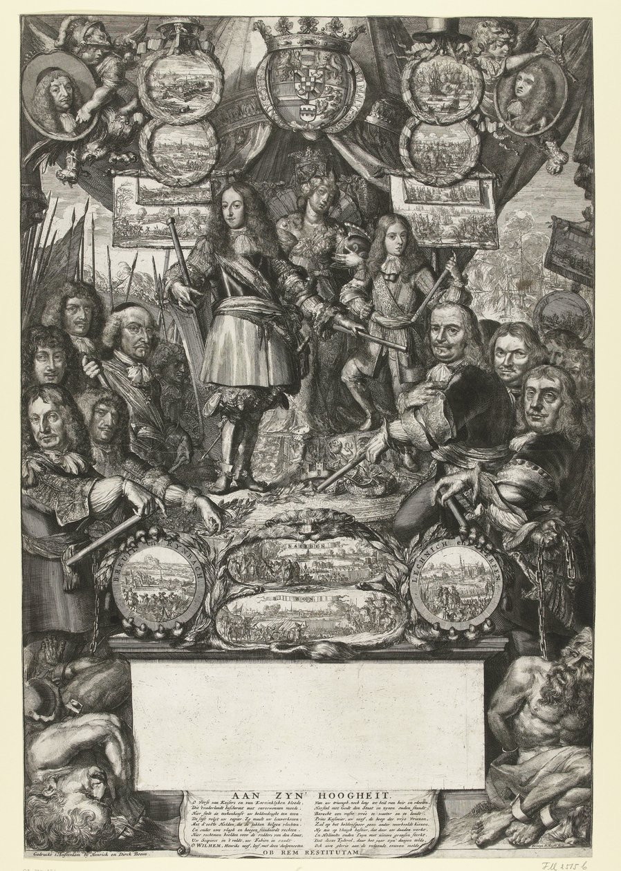 Allégorie des victoires de Guillaume III en 1673 - Romeyn de Hooghe