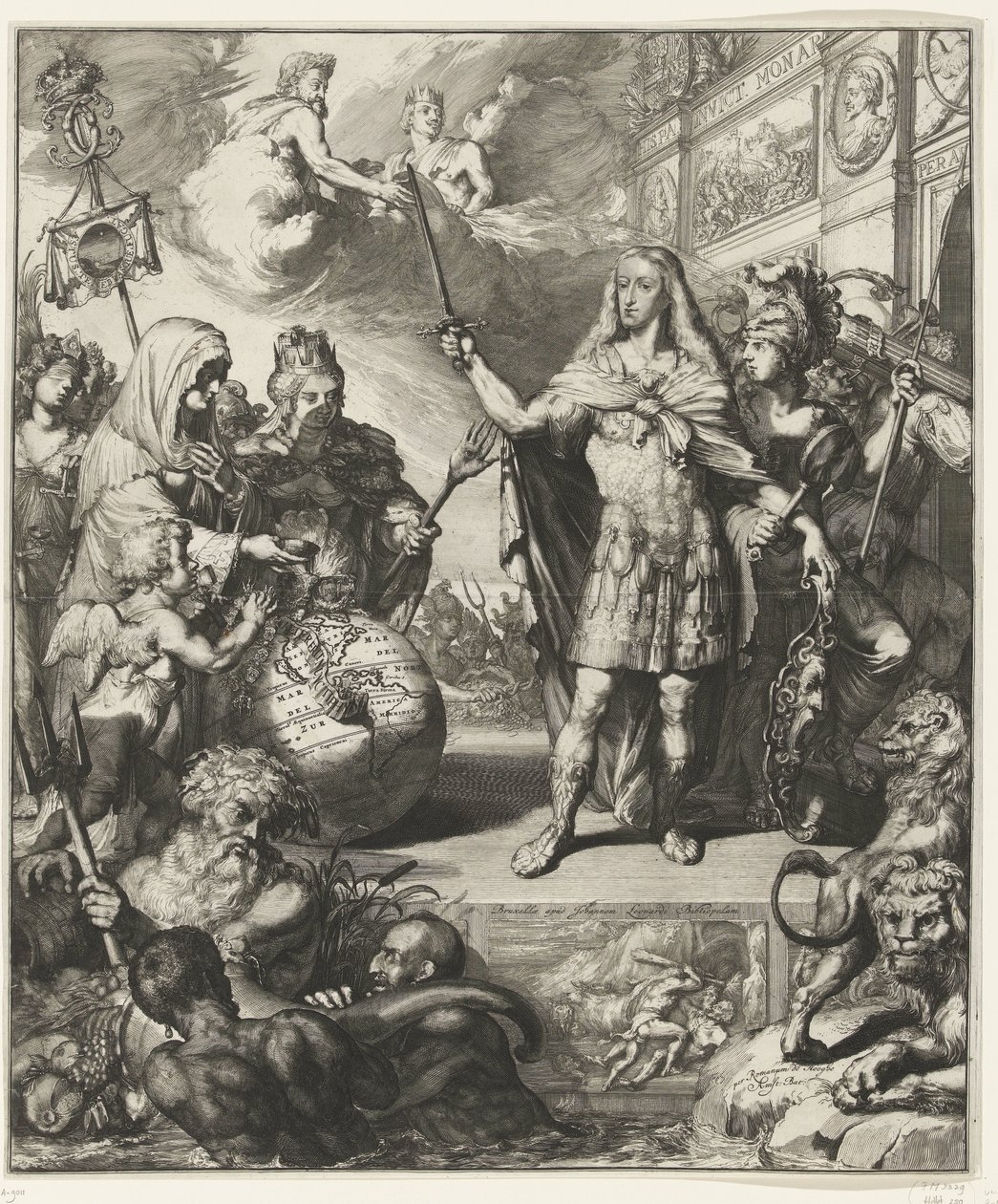 Portrait allégorique de Charles II d