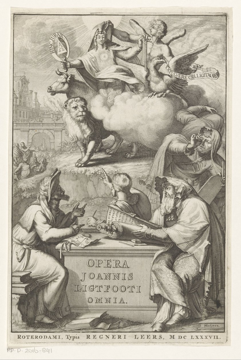 Figure allégorique avec un homme juif - Romeyn de Hooghe