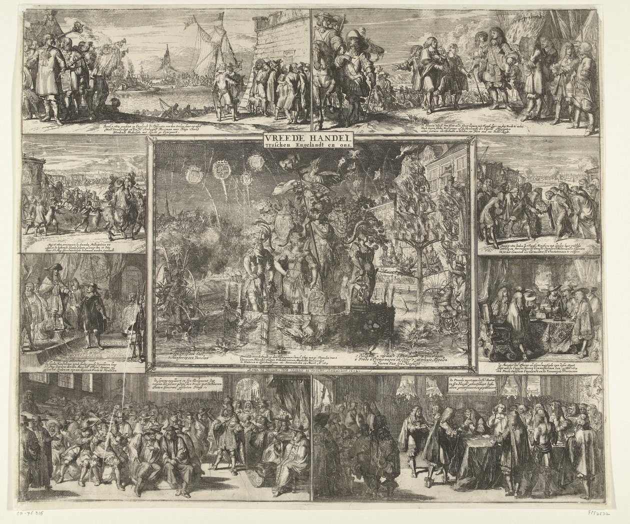 La paix de Westminster, 1674 - Romeyn de Hooghe