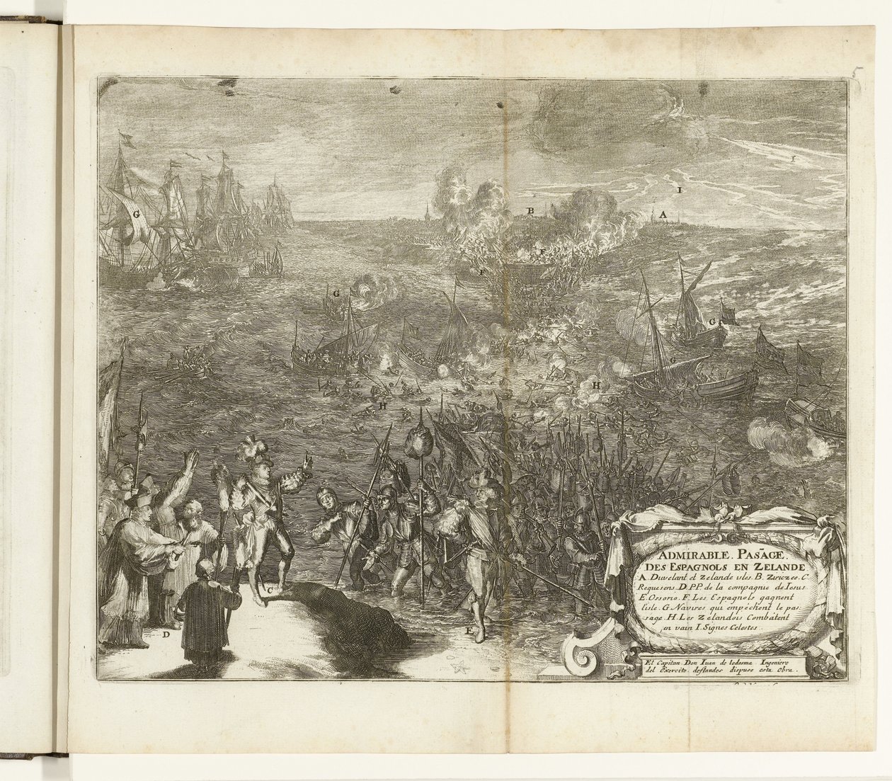 Expédition nocturne des soldats espagnols vers Duiveland, 1575 - Romeyn de Hooghe