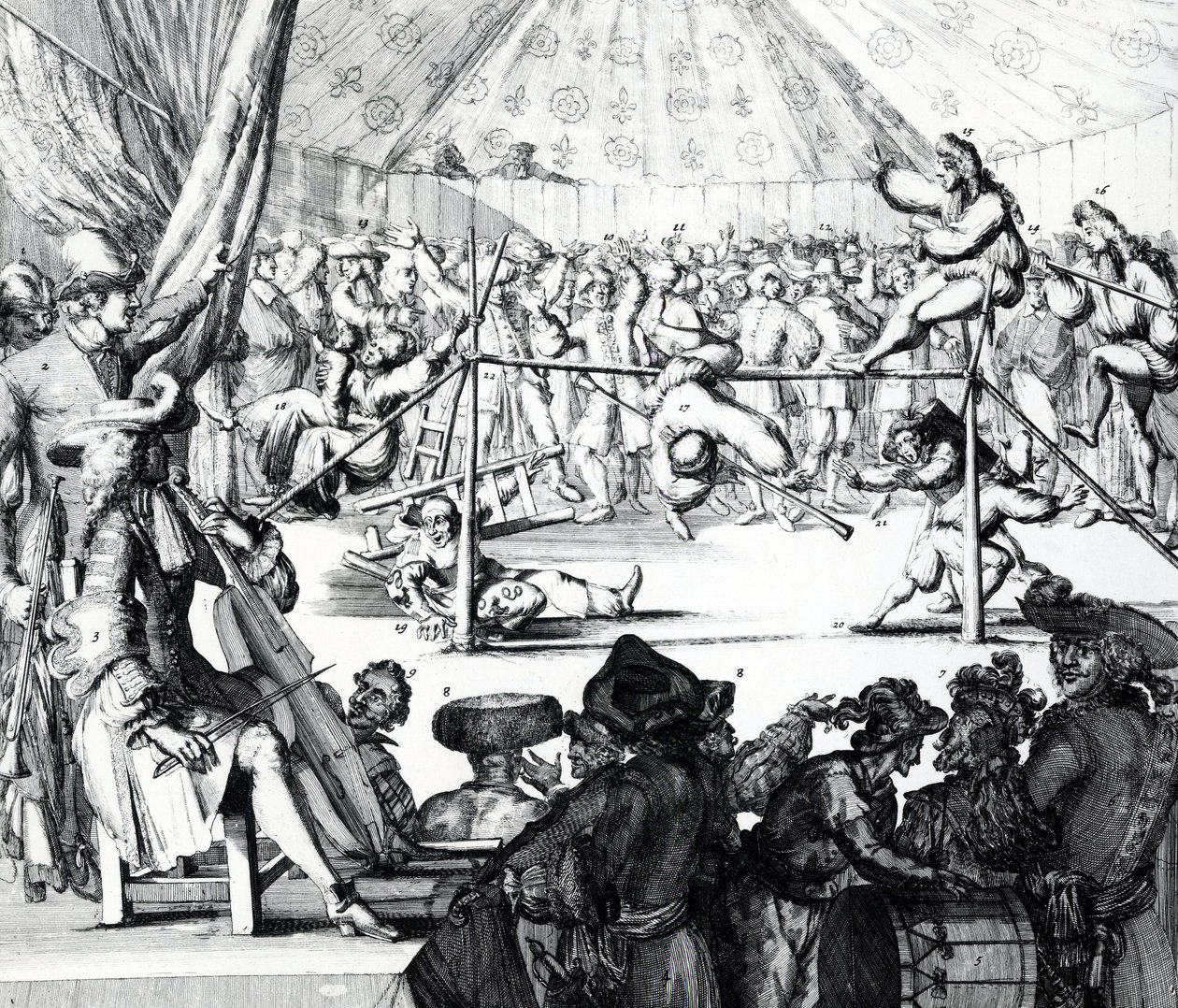 Paye qui tombe, 1697 - Romeyn de Hooghe