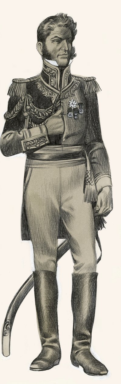 Antonio Lopez de Santa Anna - Ron Embleton