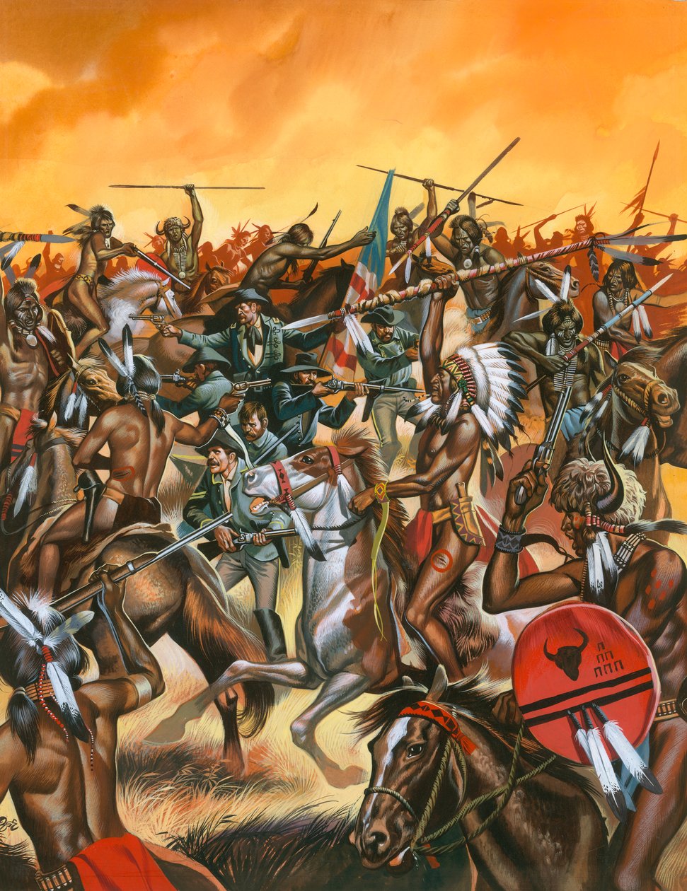 Bataille de Little Bighorn - Ron Embleton