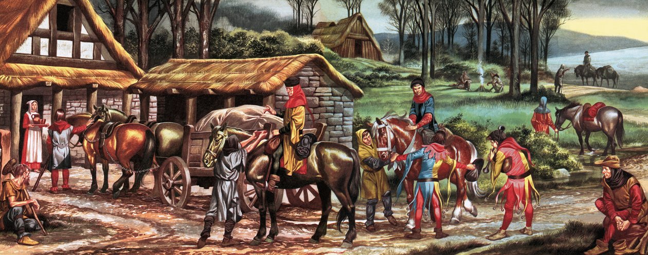 Au temps de nos ancêtres : Les caravanes marchandes - Ron Embleton