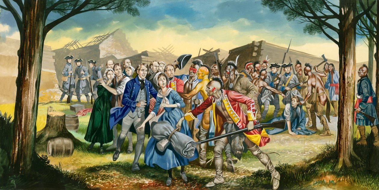Massacre au Fort William Henry - Ron Embleton