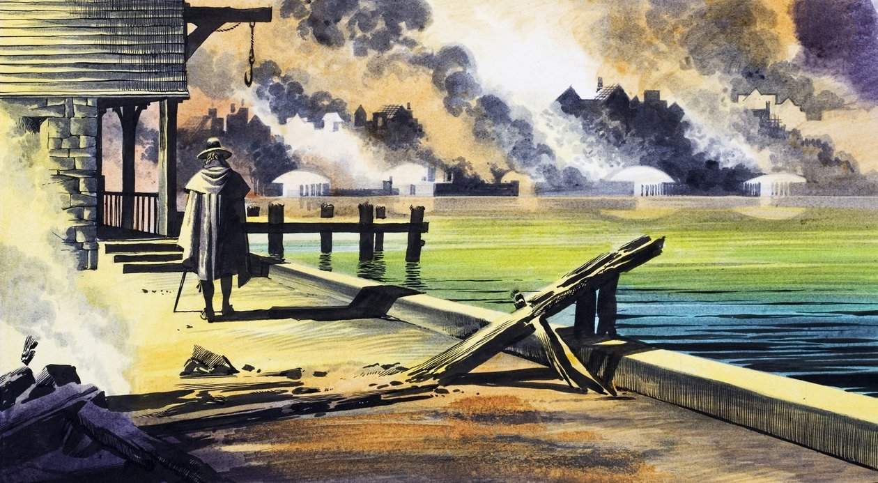 Le grand incendie de Londres - Ron Embleton