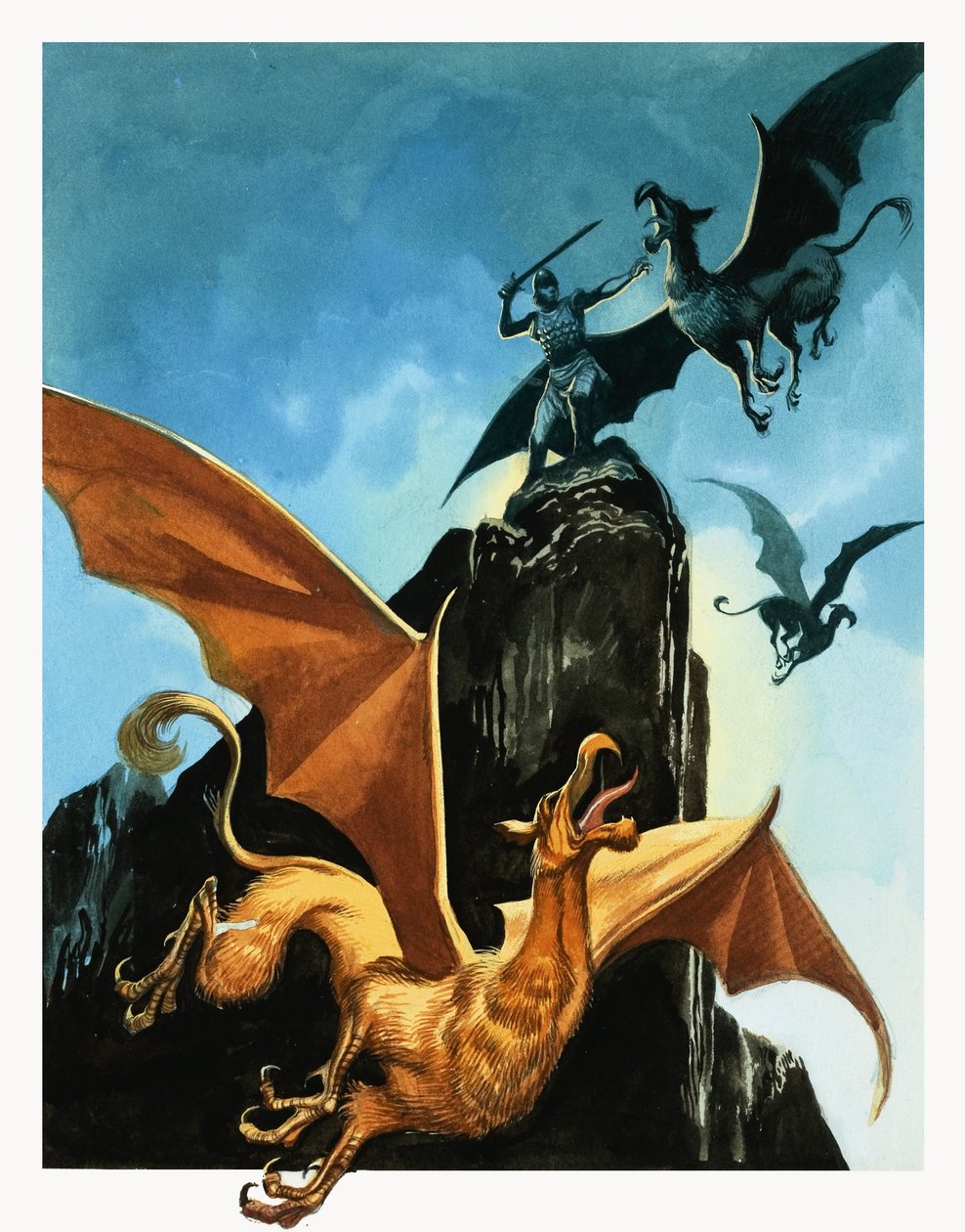 La légende de Gudrun : Hagen tue le griffon - Ron Embleton
