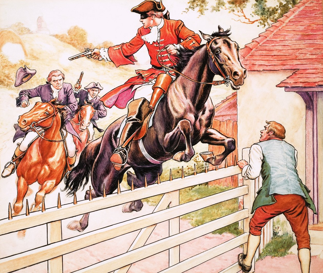 La chevauchée de Dick Turpin vers York - Ronald Simmons