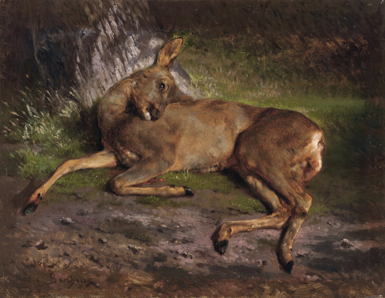 Un chevreuil dans la forêt - Rosa Bonheur
