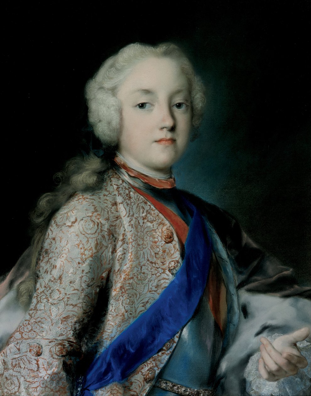 Prince héritier Frédéric Christian de Saxe 1722-1763, 1739-1740 - Rosalba Giovanna Carriera