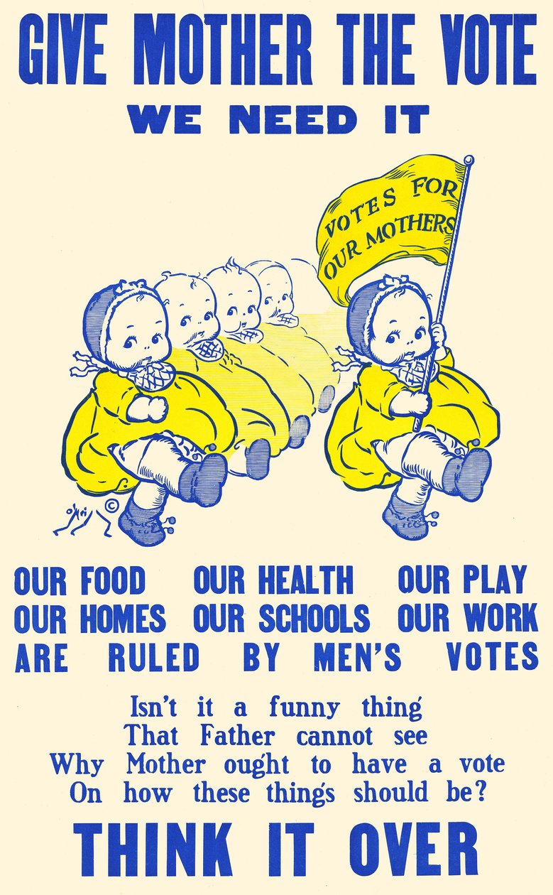 Donnez le vote à Maman - Nous en avons besoin - Rose Cecil ONeill