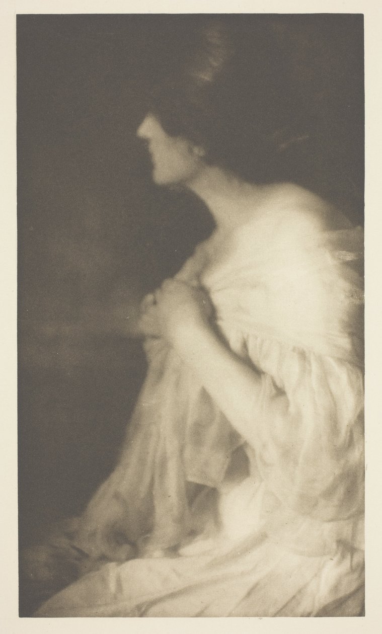 Miss M. of Washington, n° 17 du portfolio "American Pictorial Photography, Series II" (1901) ; édition 34/150 - Rose Clark