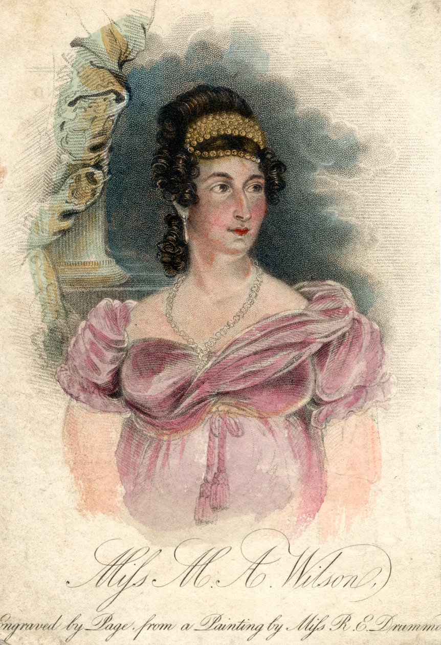 Miss M A Wilson, vers 1820-1850 - Rose Emma Drummond