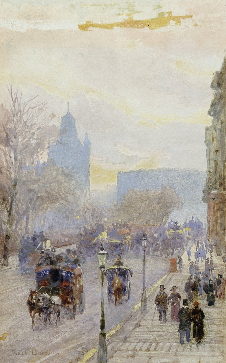 Une rue à Londres - Rose Maynard Barton