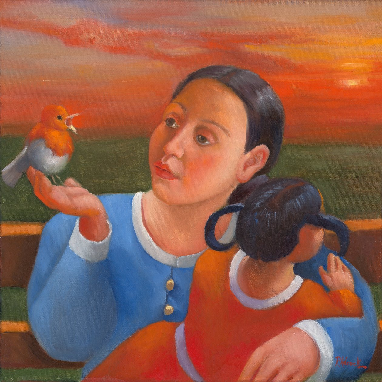 Un coucher de soleil ensemble, 2022 - Rosemarie Adcock