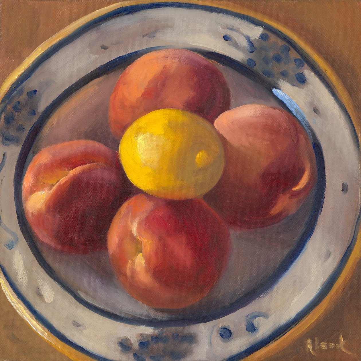 Pêches et Citron, 2016 - Rosemarie Adcock