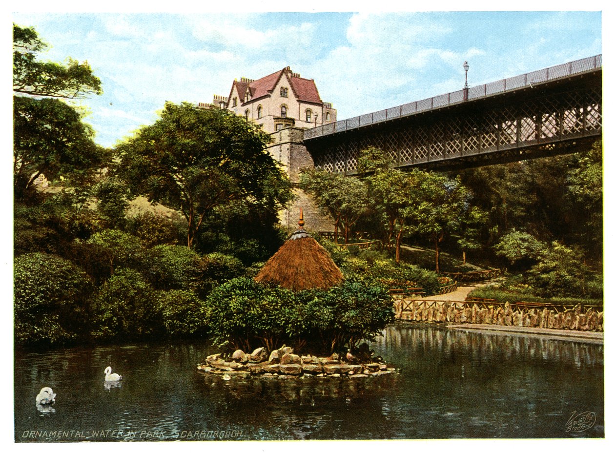 Eau ornementale dans le parc, Scarborough - Ross and Co Liversidge