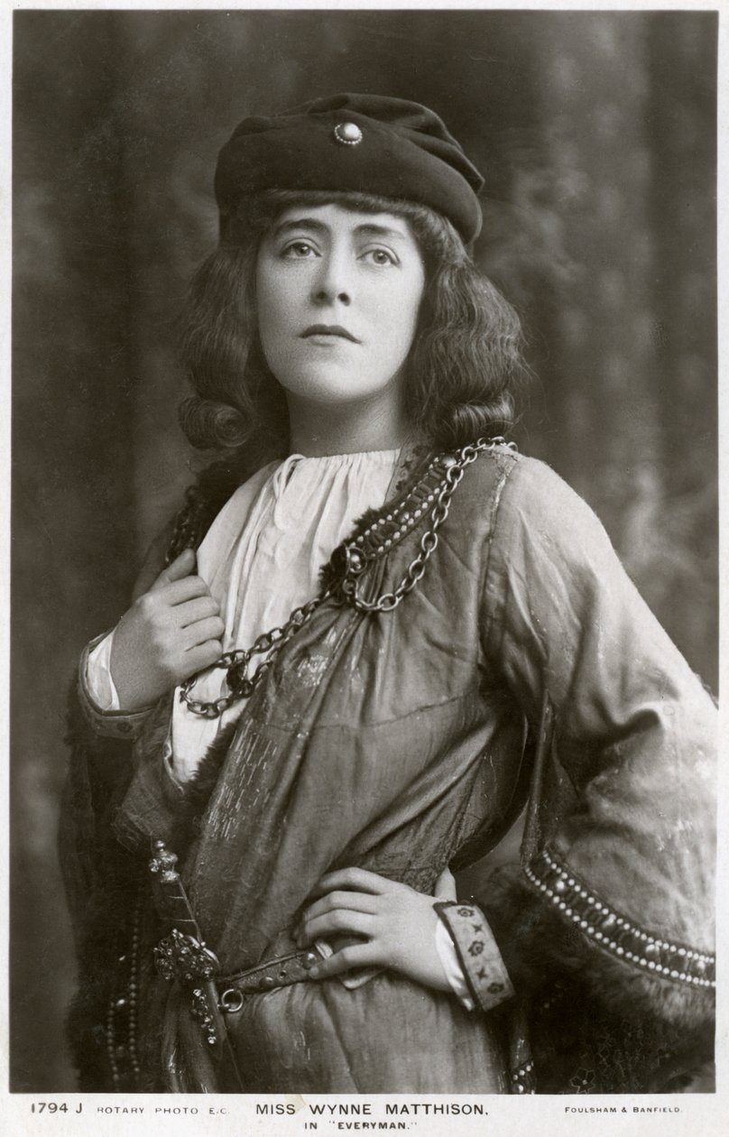Edith Wynne Matthison, actrice britannique, c1907 - Rotary Photo