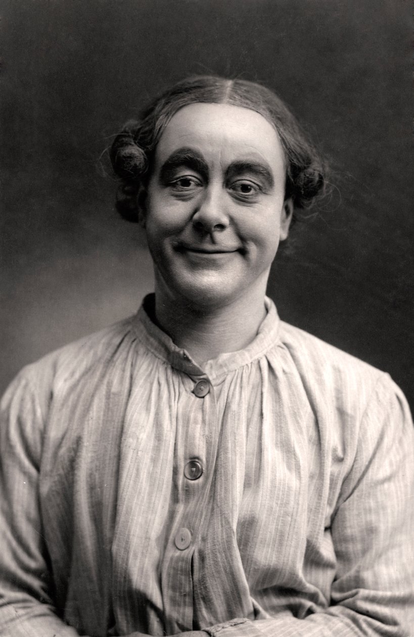 George Robey 1869-1954, artiste de music-hall, 1907 - Rotary Photo