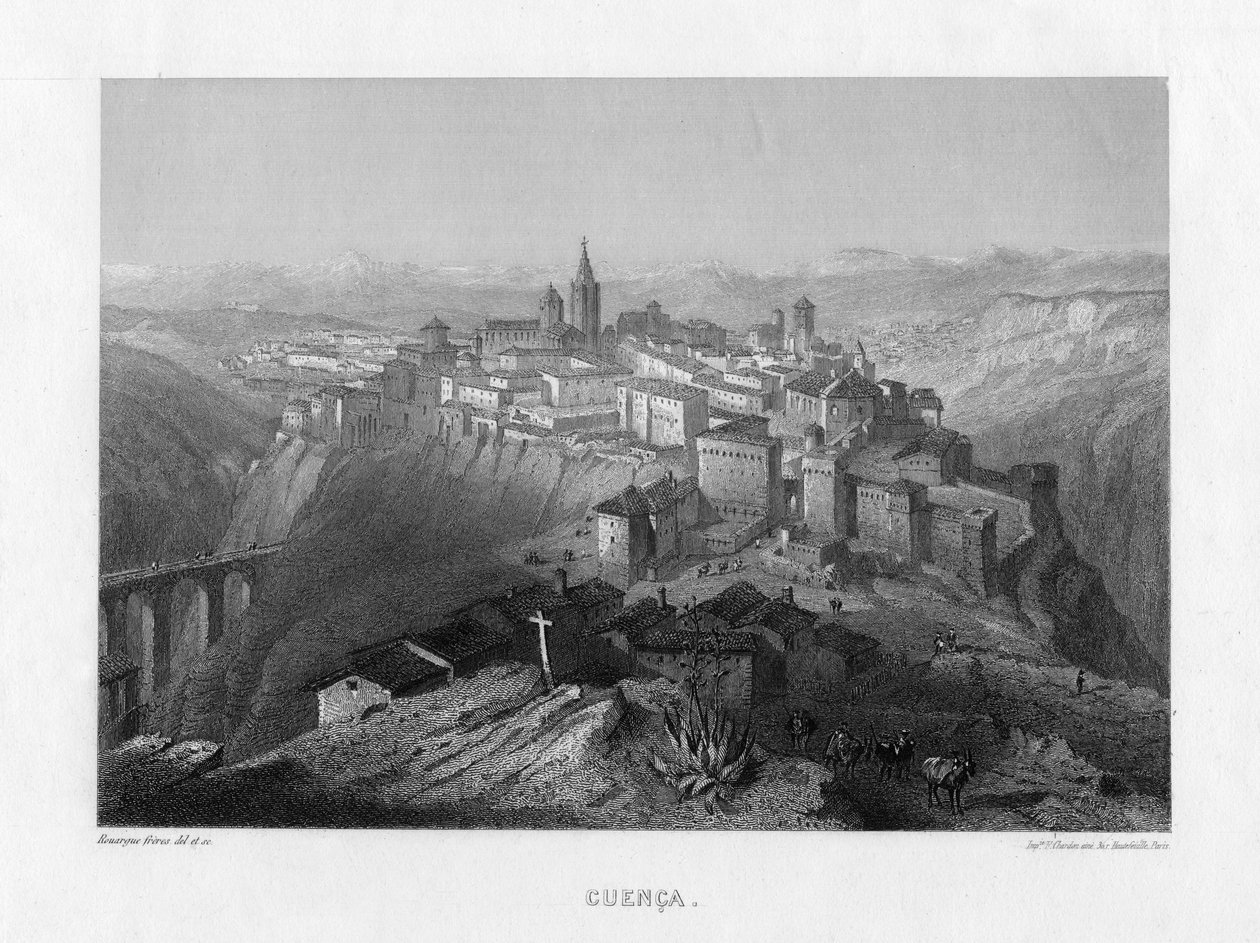 Cuenca, Espagne, XIXe siècle - Rouargue Brothers