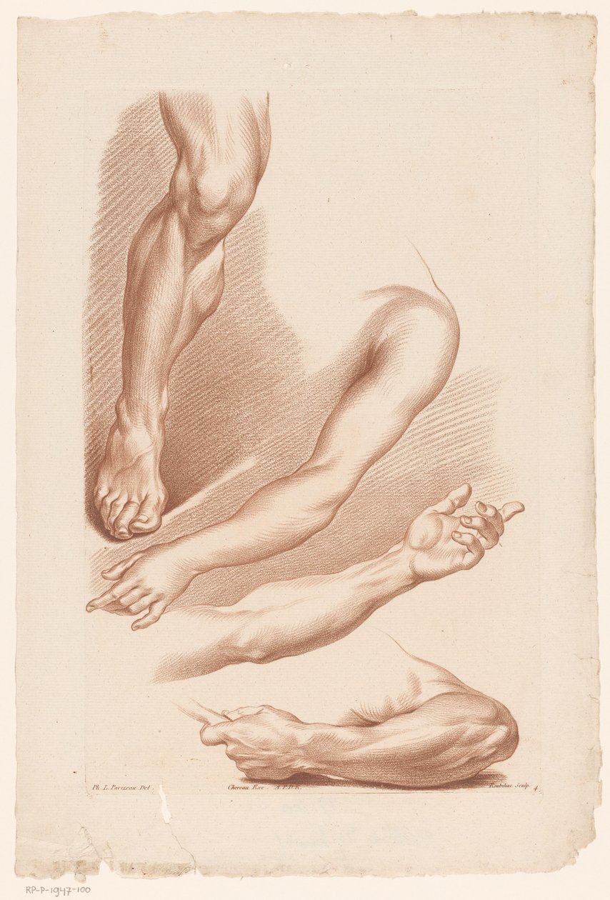 Trois bras et une jambe - Louis François Roubillac