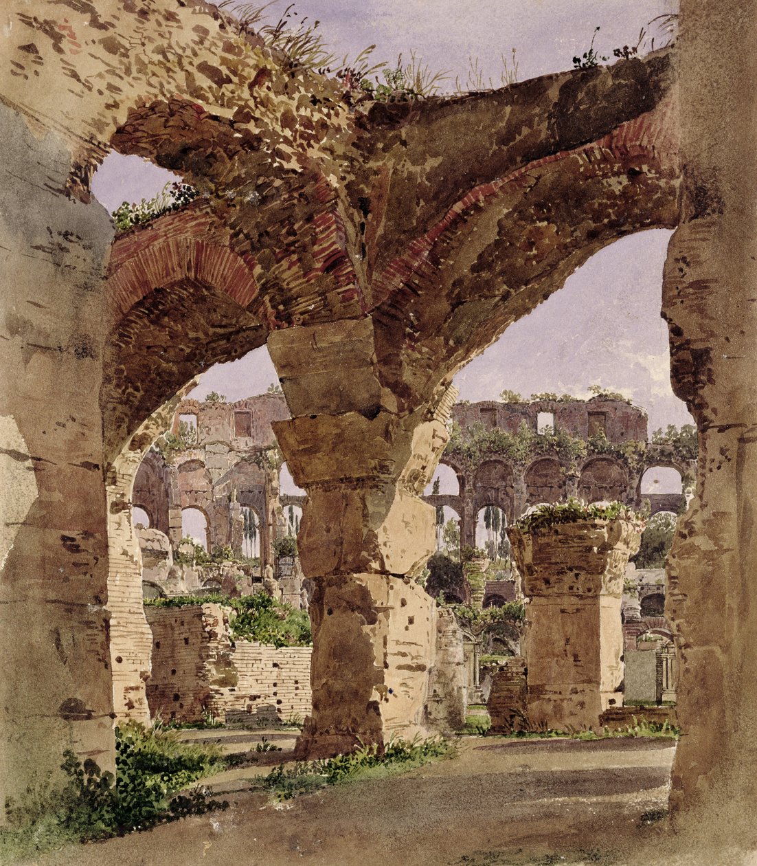 Le Colisée, Rome, 1835 - Rudolf von Alt