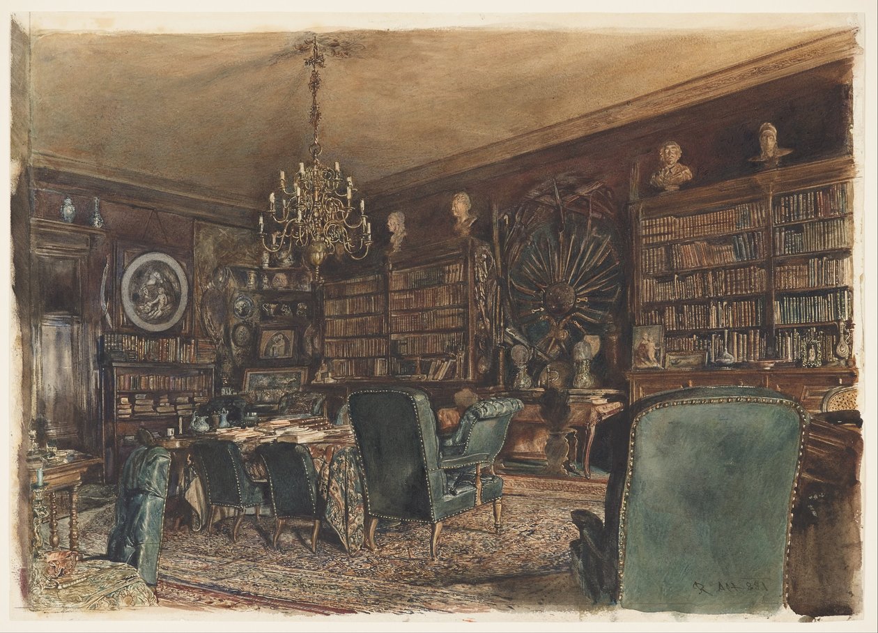 La bibliothèque dans l