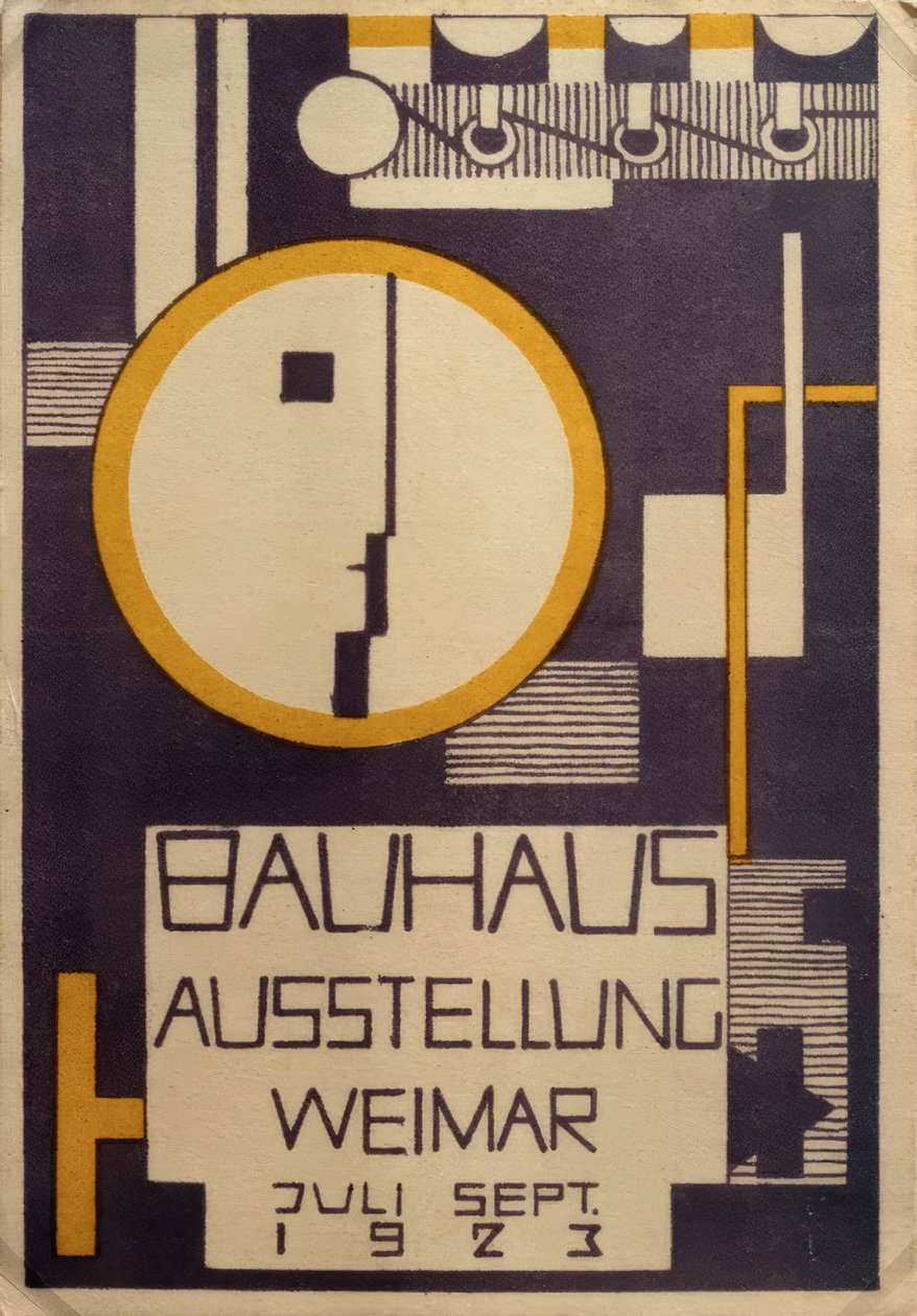 Exposition Bauhaus Weimar juillet-septembre 1923 - Rudolf Baschant