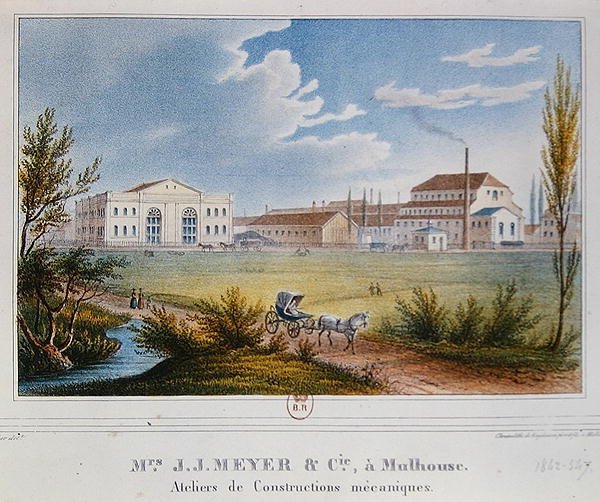 Usine de Messieurs Meyer & Cie à Mulhouse, France - Rudolf Huber