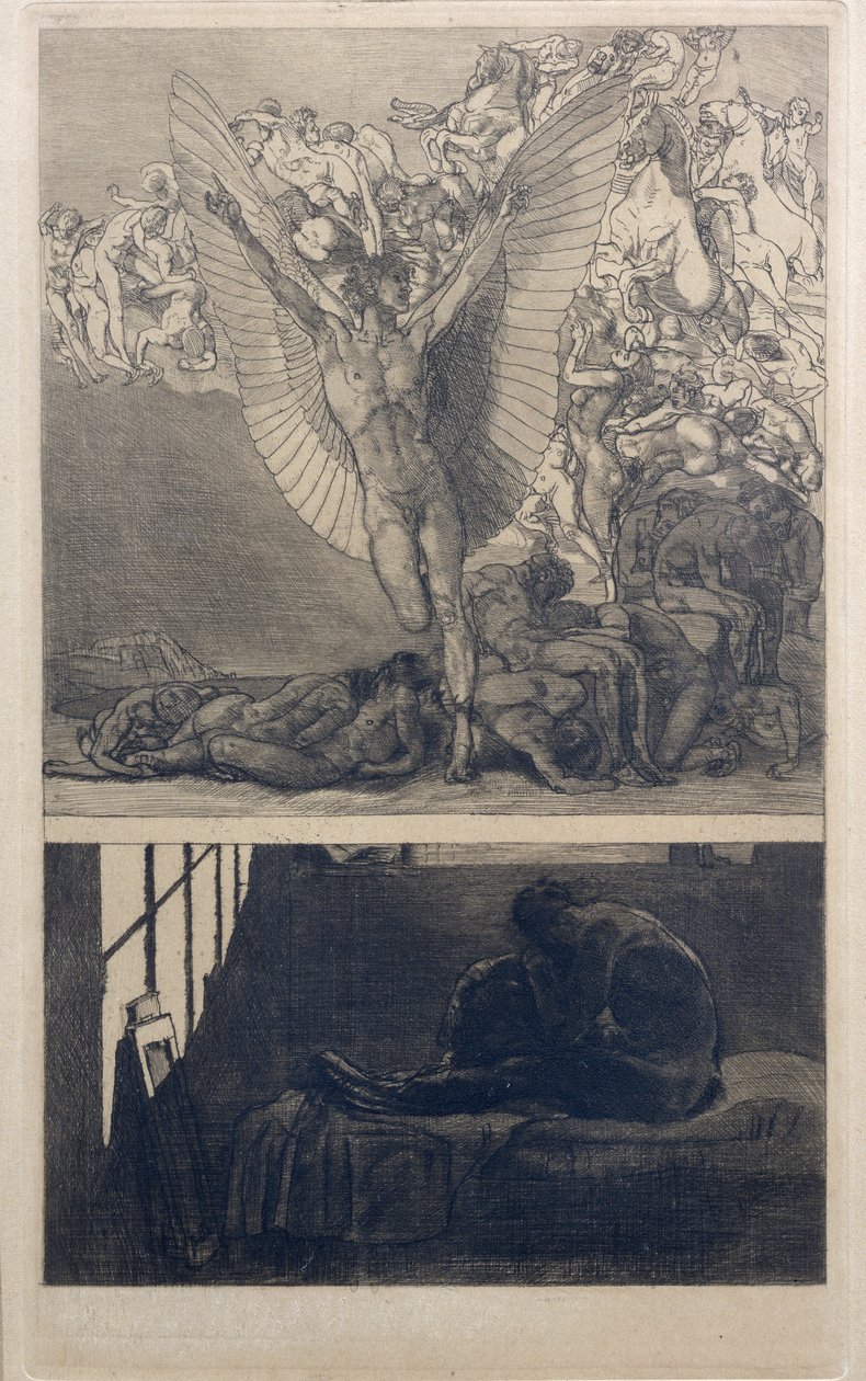 Nuit blanche (gravure) - Rudolf Jettmar