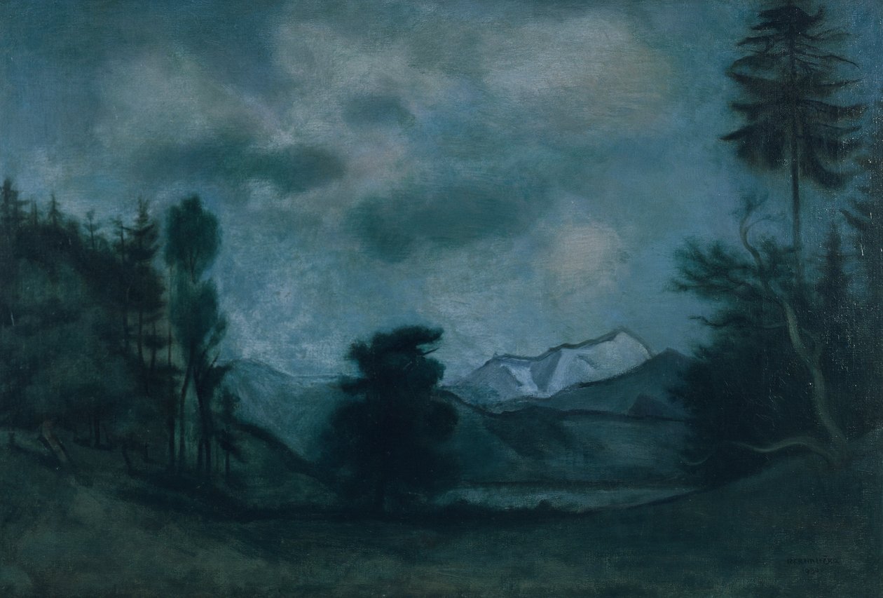 Paysage alpin - Rudolf Kremlicka