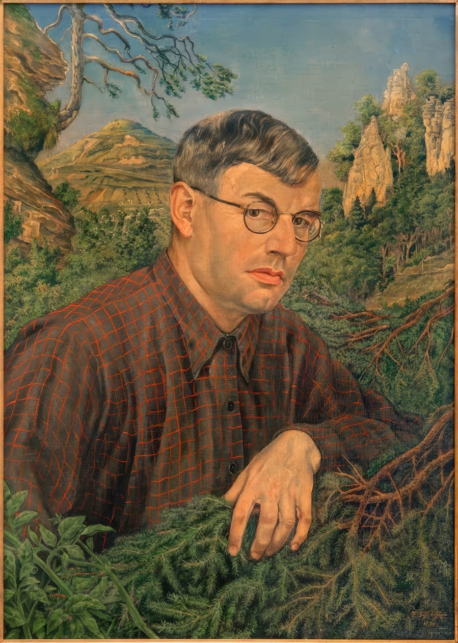 autoportrait - Rudolf Schlichter