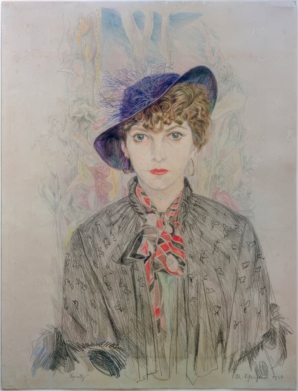 Speedy avec chapeau | Rudolf Schlichter | Estampe d'art