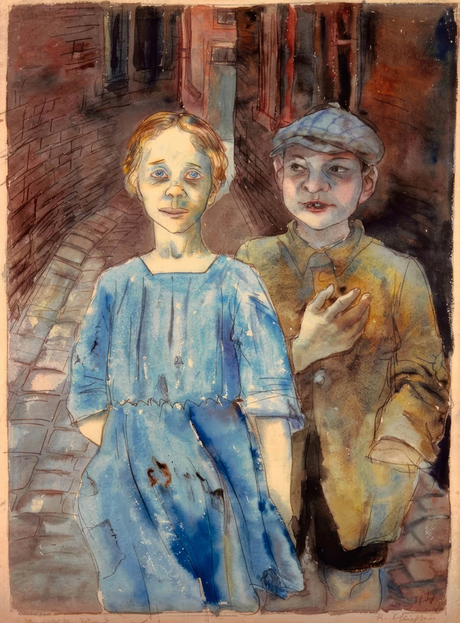 Jeunesse délaissée - Rudolf Schlichter