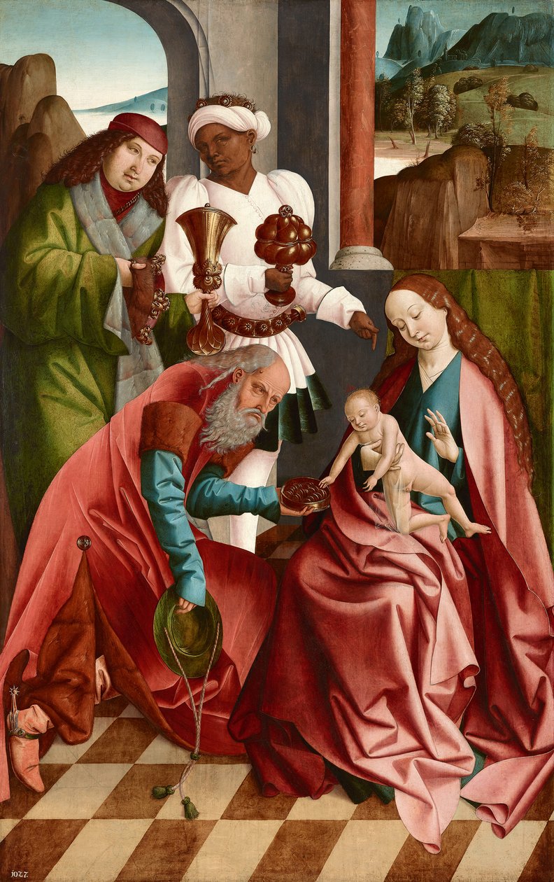 Adoration des Rois Mages - Rueland Frueauf d. Ä.