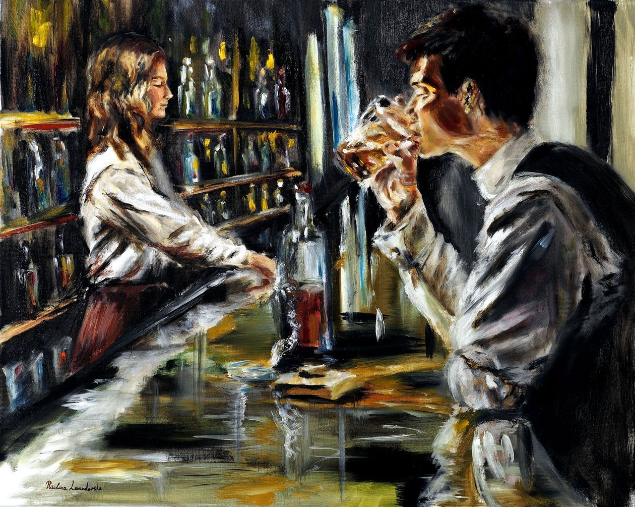 Au bar, 2021 - Ruslana Levandovska