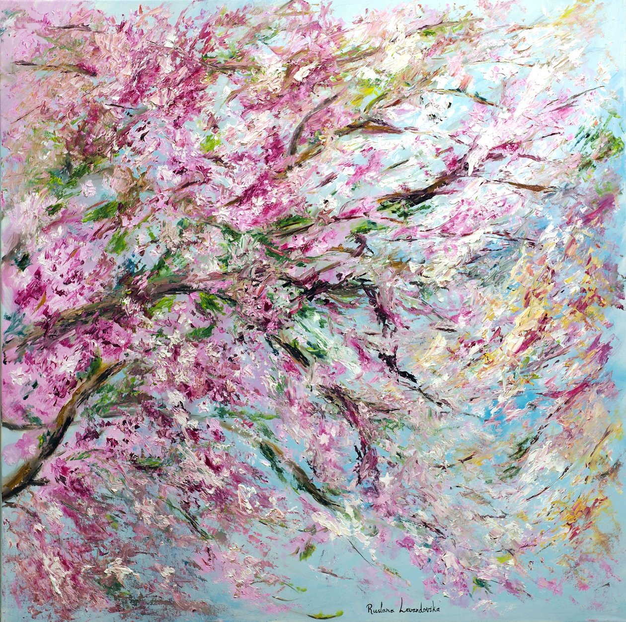 Fleurs de cerisier - le printemps est là!, 2022 - Ruslana Levandovska