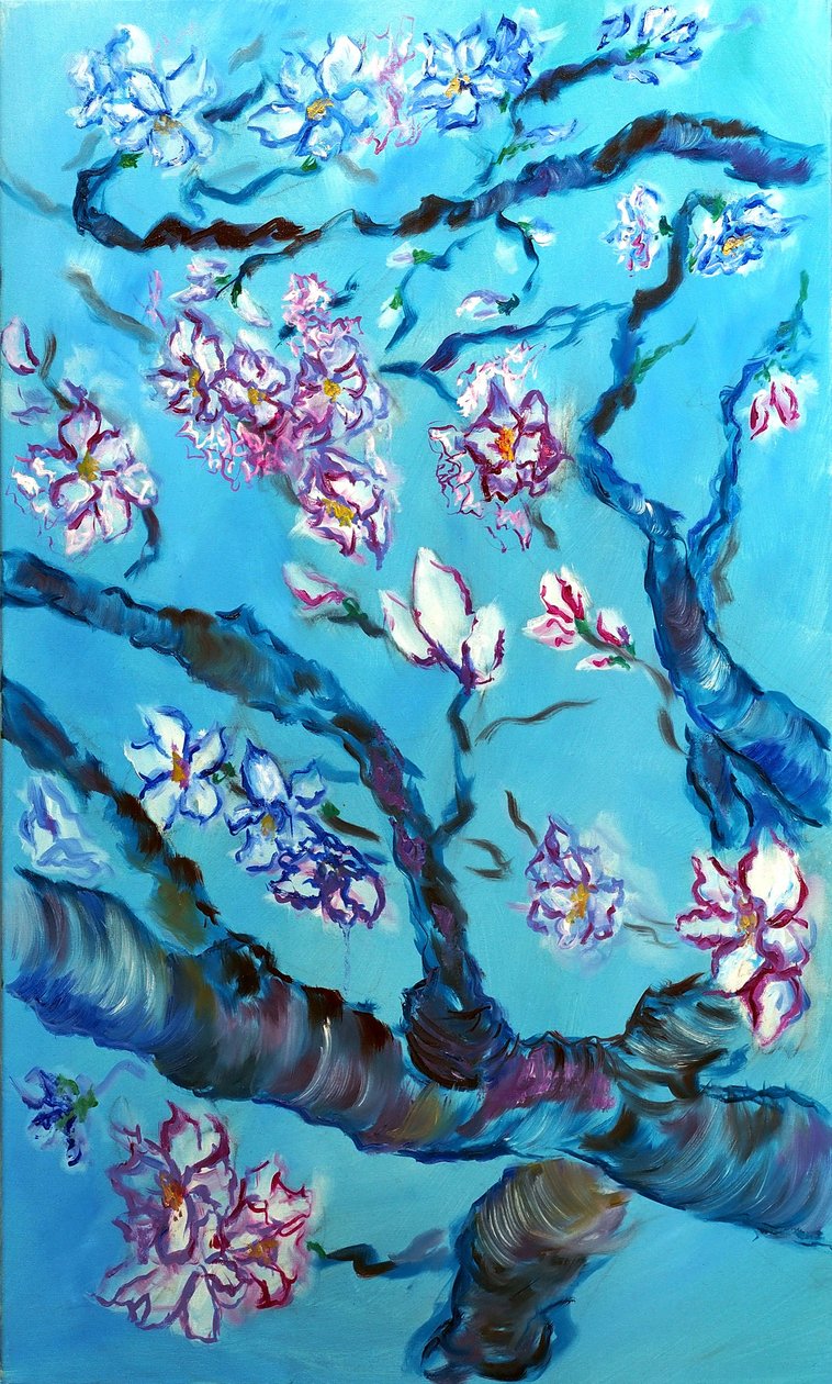 Triptyque des fleurs éternelles - milieu, 2024 - Ruslana Levandovska