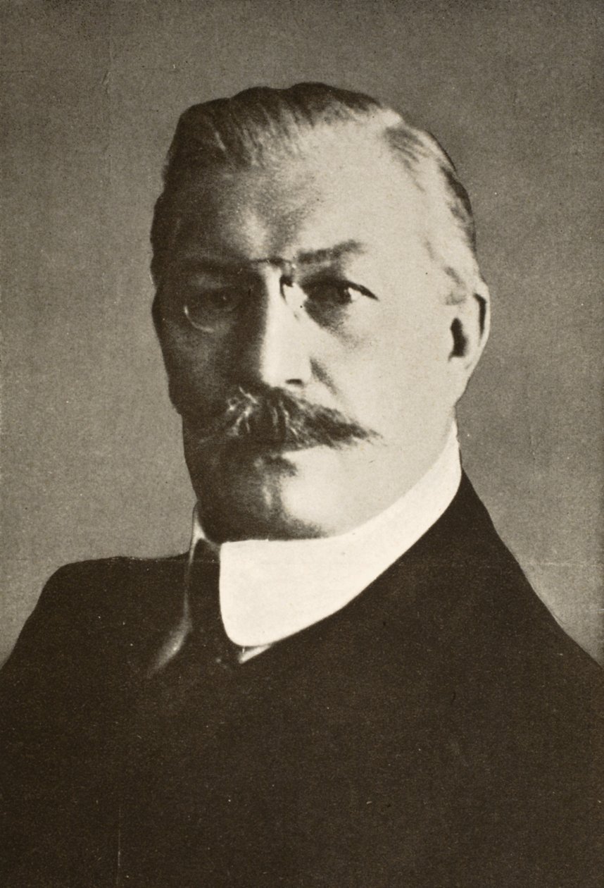 P.N. Milioukov, ministre des Affaires étrangères dans le ministère républicain - Russian Photographer