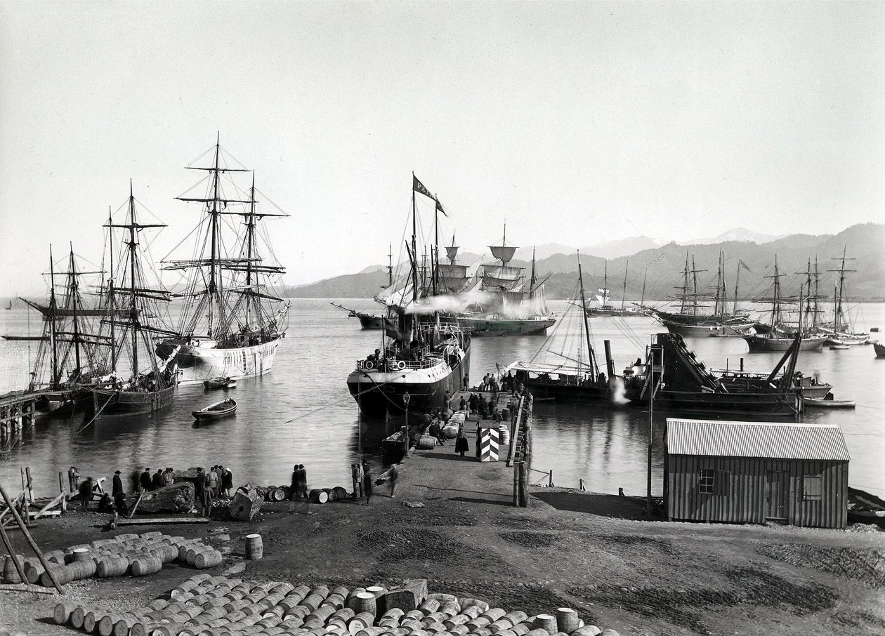 Navigation sur la Neva, Saint-Pétersbourg, vers 1880 - Russian Photographer