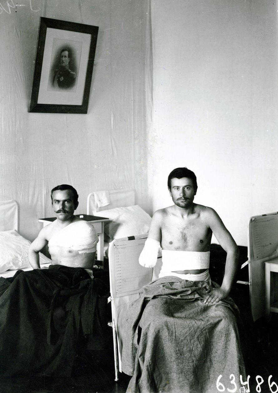Soldats blessés dans un hôpital militaire, Saint-Pétersbourg - Russian Photographer