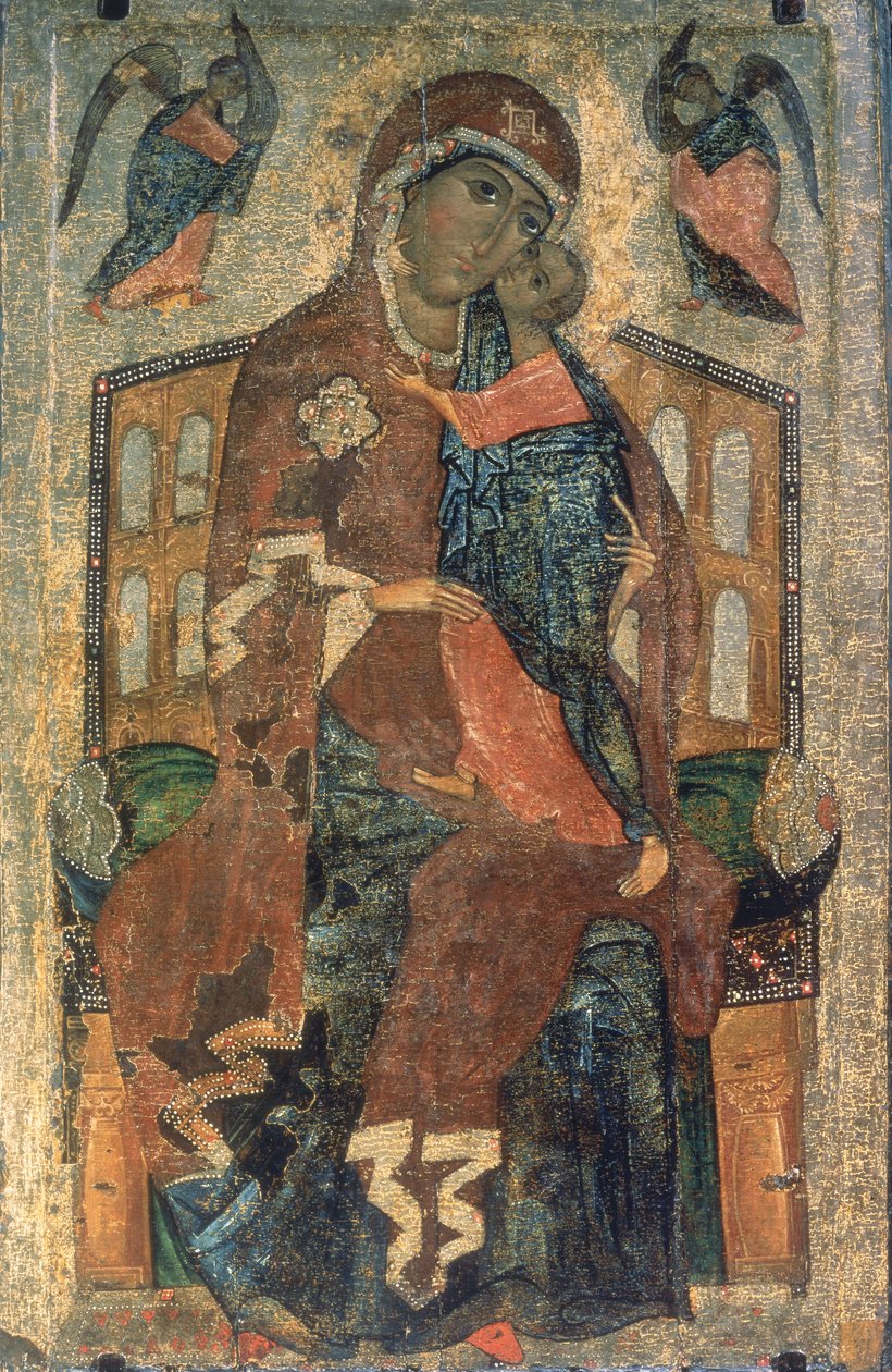 La Vierge de Tolg, école de Yaroslavl, 13e siècle - Russian School
