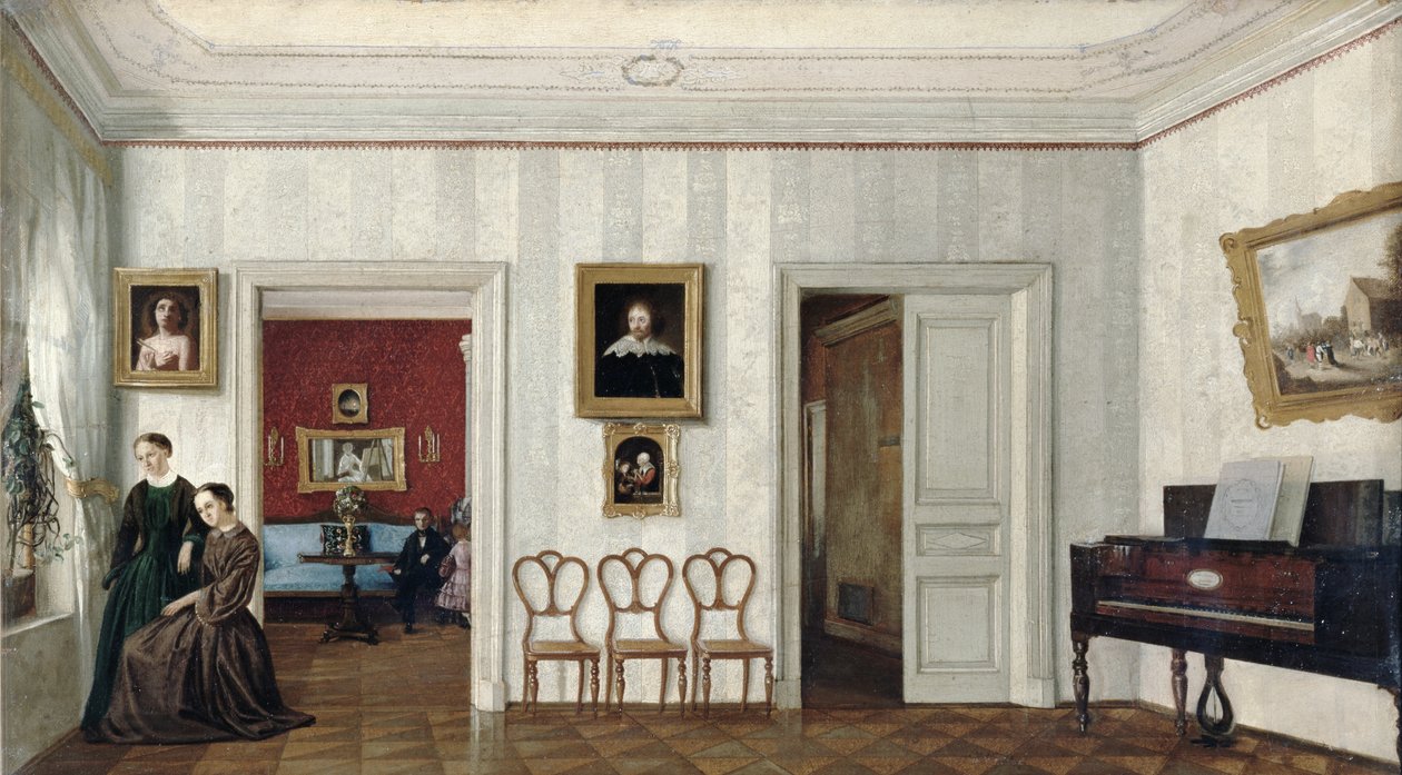 La petite salle avec le piano - Russian School