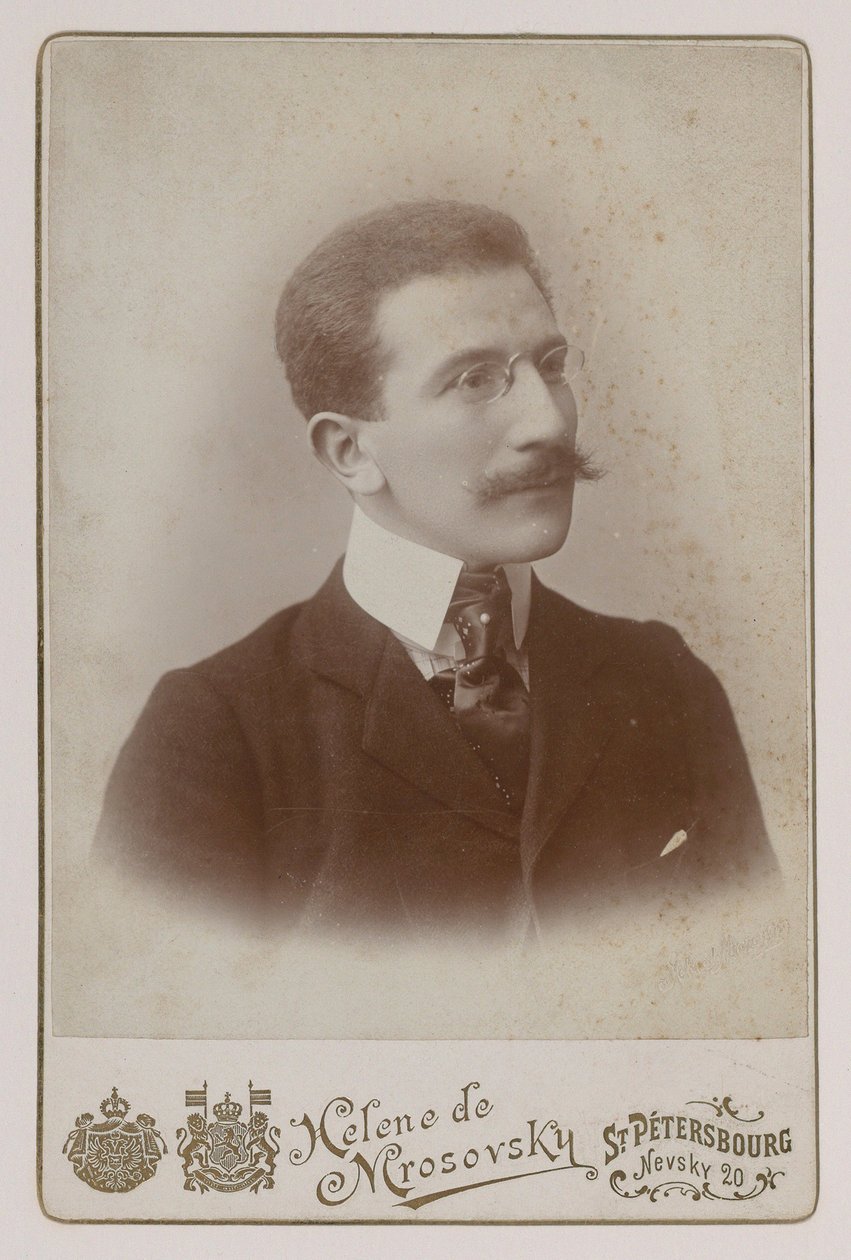 Portrait du peintre Léon Bakst (1866-1924) - Russian Photographer