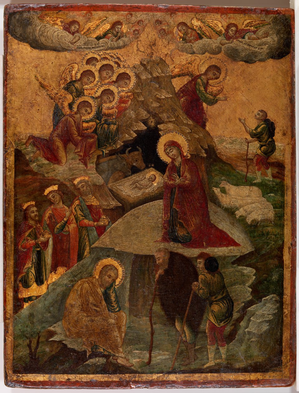 Adoration des mages, 1500 - Russian School