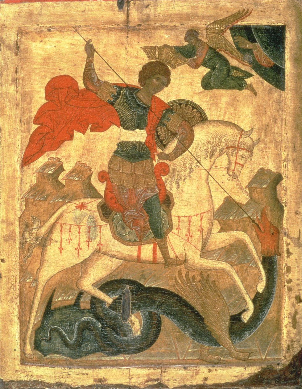 Saint Georges et le Dragon - Russian School