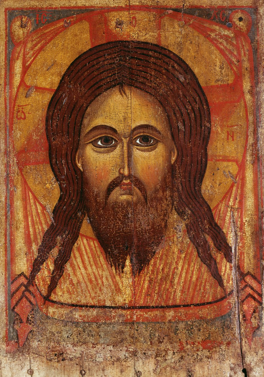 Le Saint Visage, 1200-1250 - Russian School